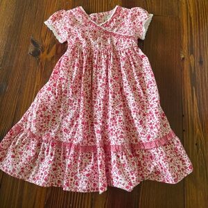 George Girls Pink Floral Cotton Sundress